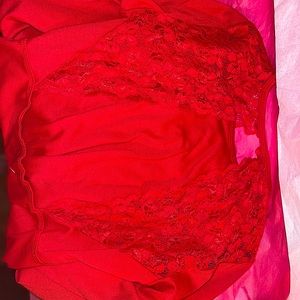 Red lace dress ❤️